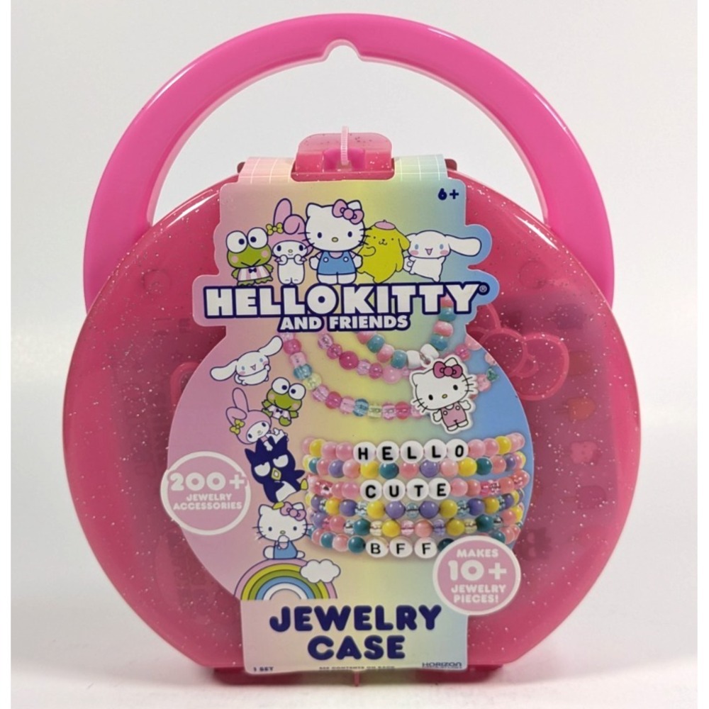 Hello Kitty And Friends Jewelry Case - 200+ Jewelry Accessories Makes 10+ Pieces